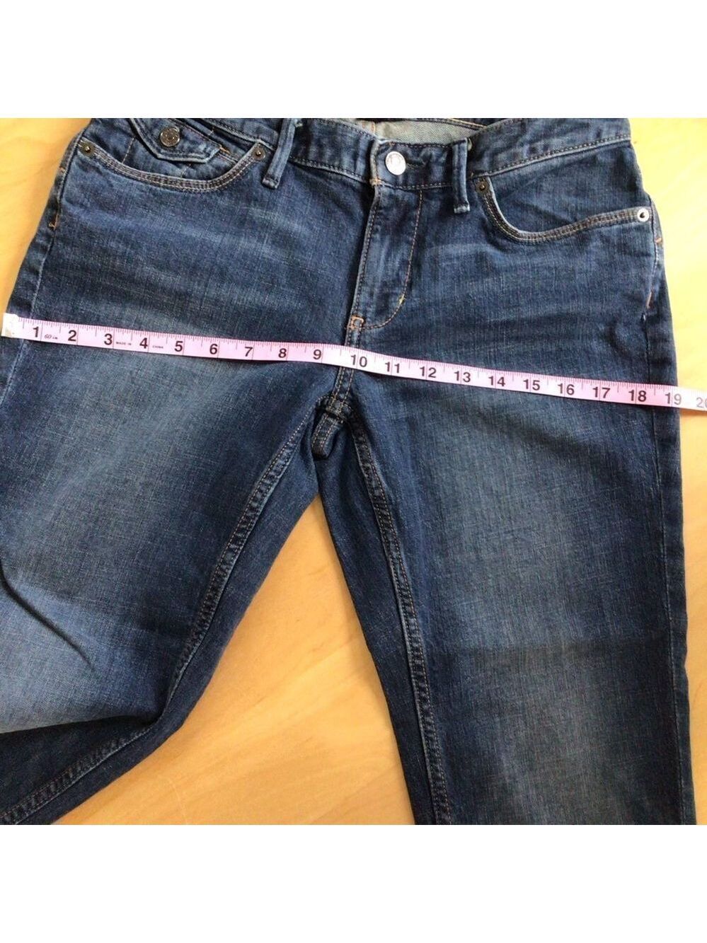 BANANA republic pedal pusher pants jeans stretchy cotton blend medium rise 28/6 - Picture 8 of 12
